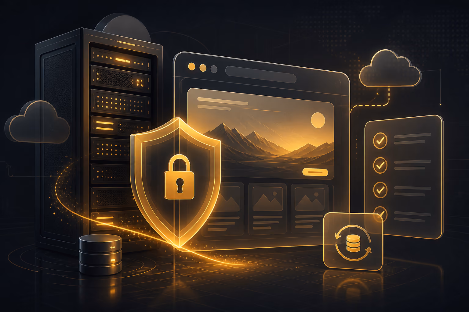 Hosting seguro y mantenimiento de sitios web